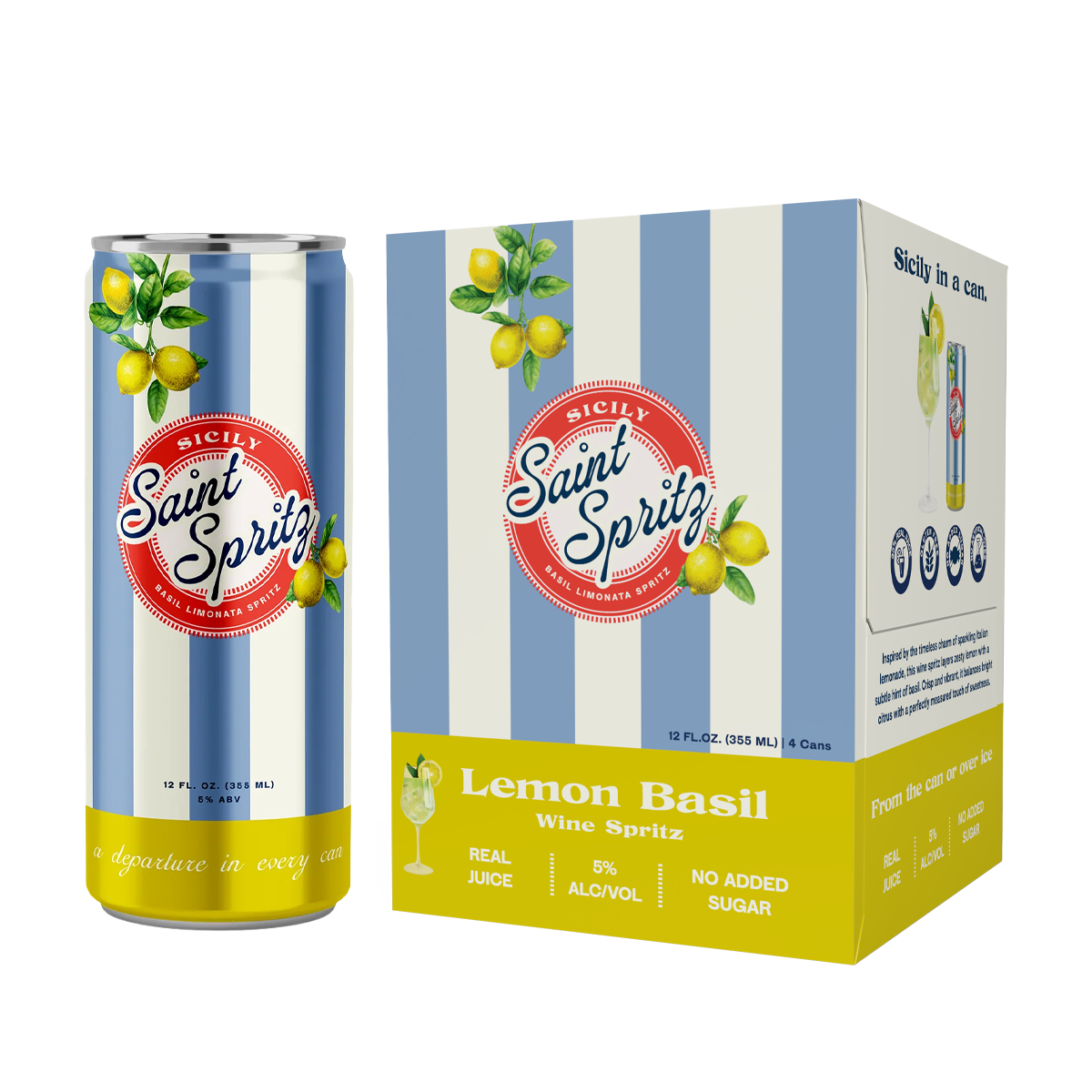Saint Spritz Sicily | Basil Limonata Spritz Online | Saint Spritz