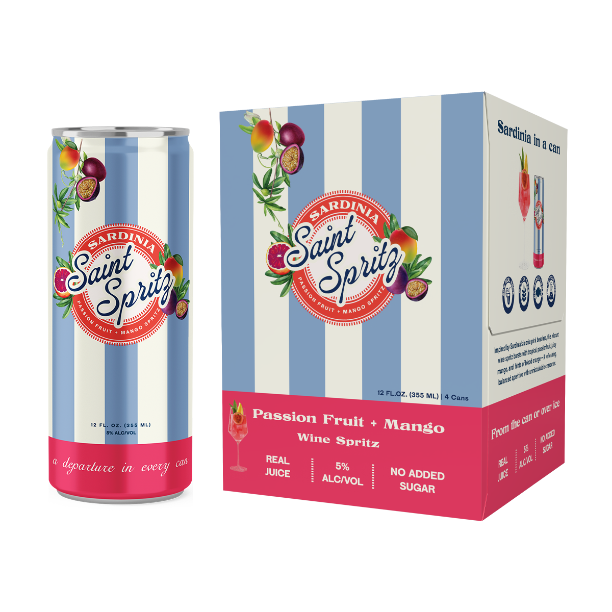 Buy Passion Fruit + Mango Spritz | Saint Spritz