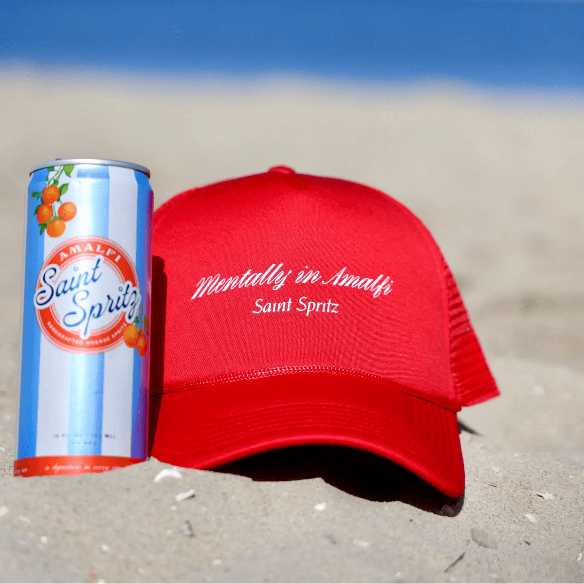 Mentally In Amalfi Trucker Hat