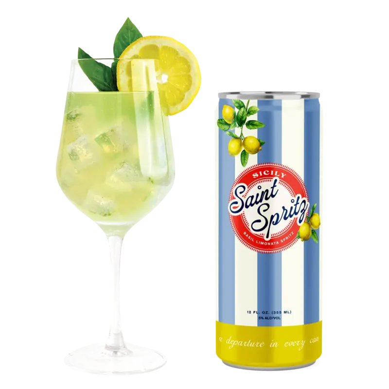 Saint Spritz Sicily can and spritz