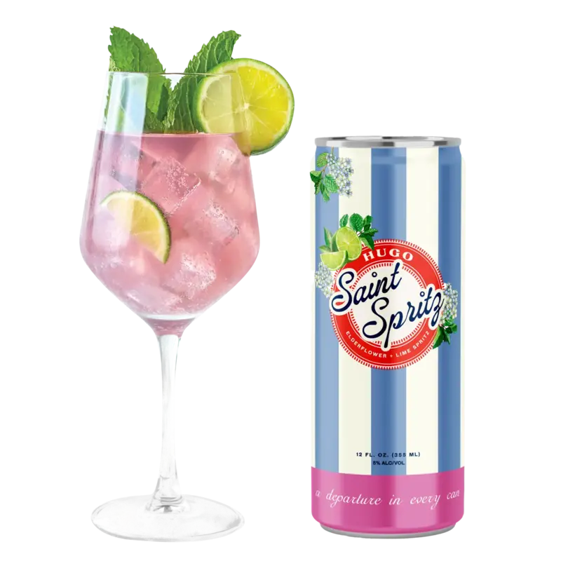 Saint Spritz Hugo can and spritz