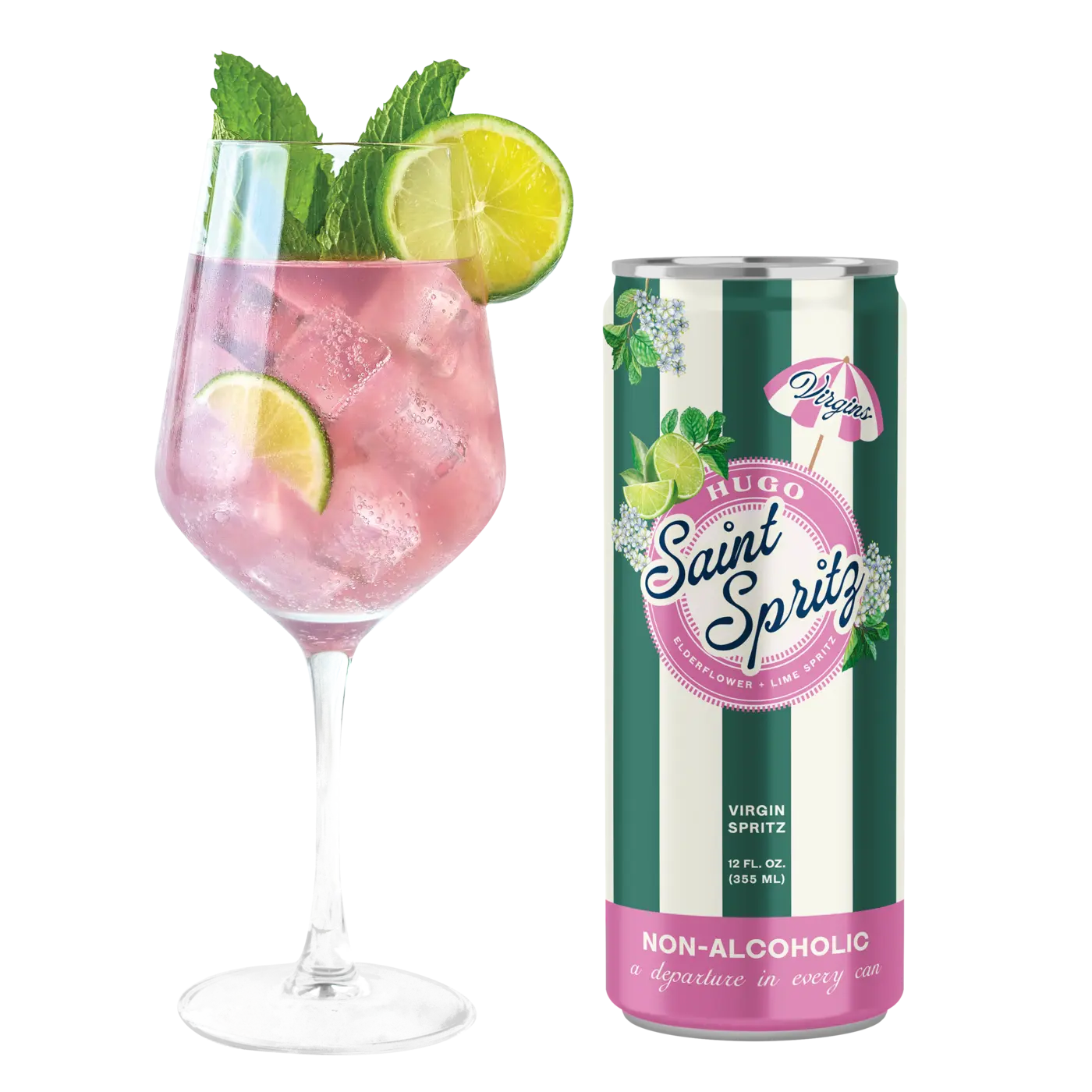 Virgin Hugo can and spritz